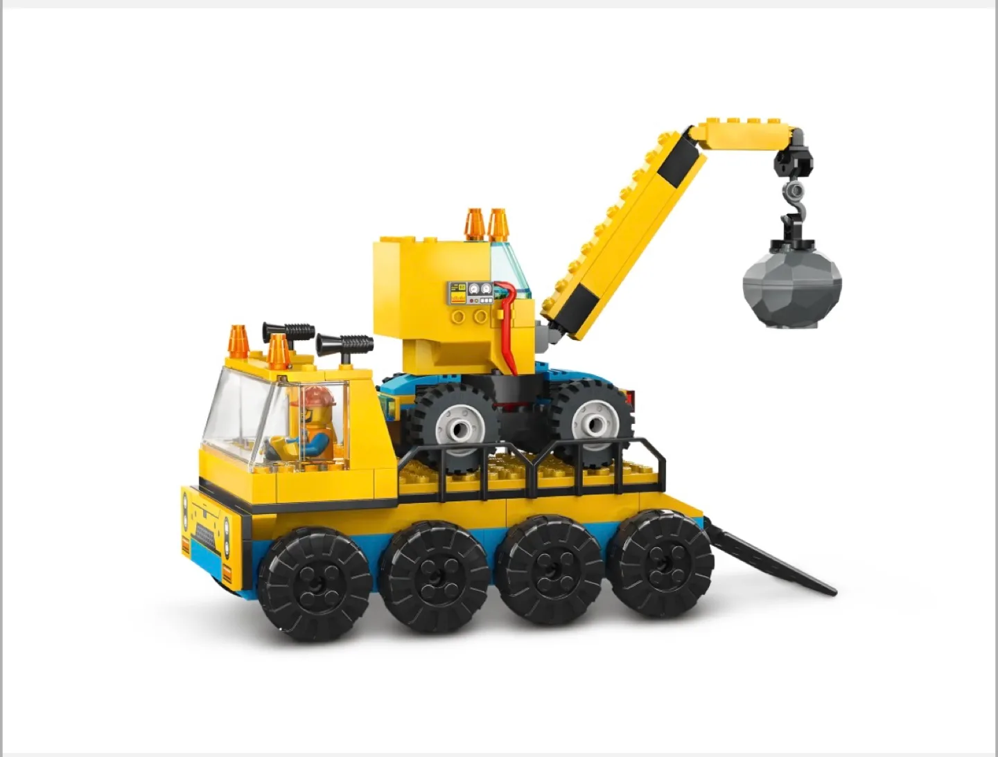 New - LEGO City Construction Trucks  and Wrecking Ball Crane image indicator(4)