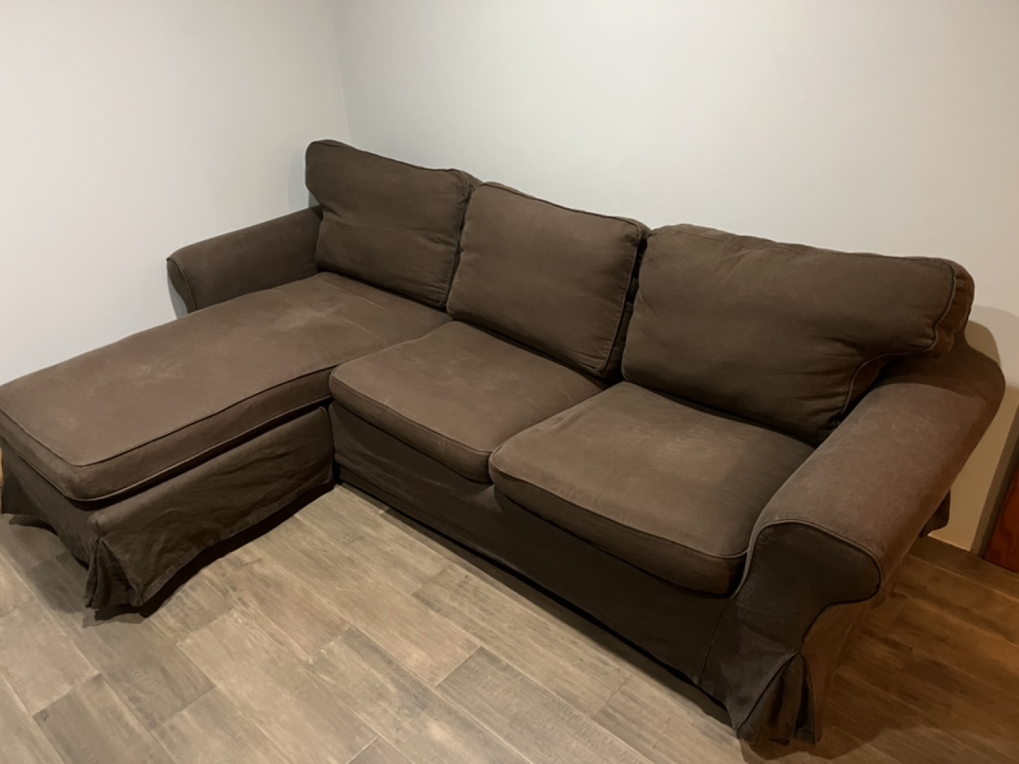 IKEA Brown Sectional Couch - photo 2