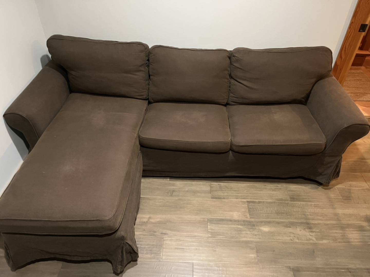 IKEA Brown Sectional Couch