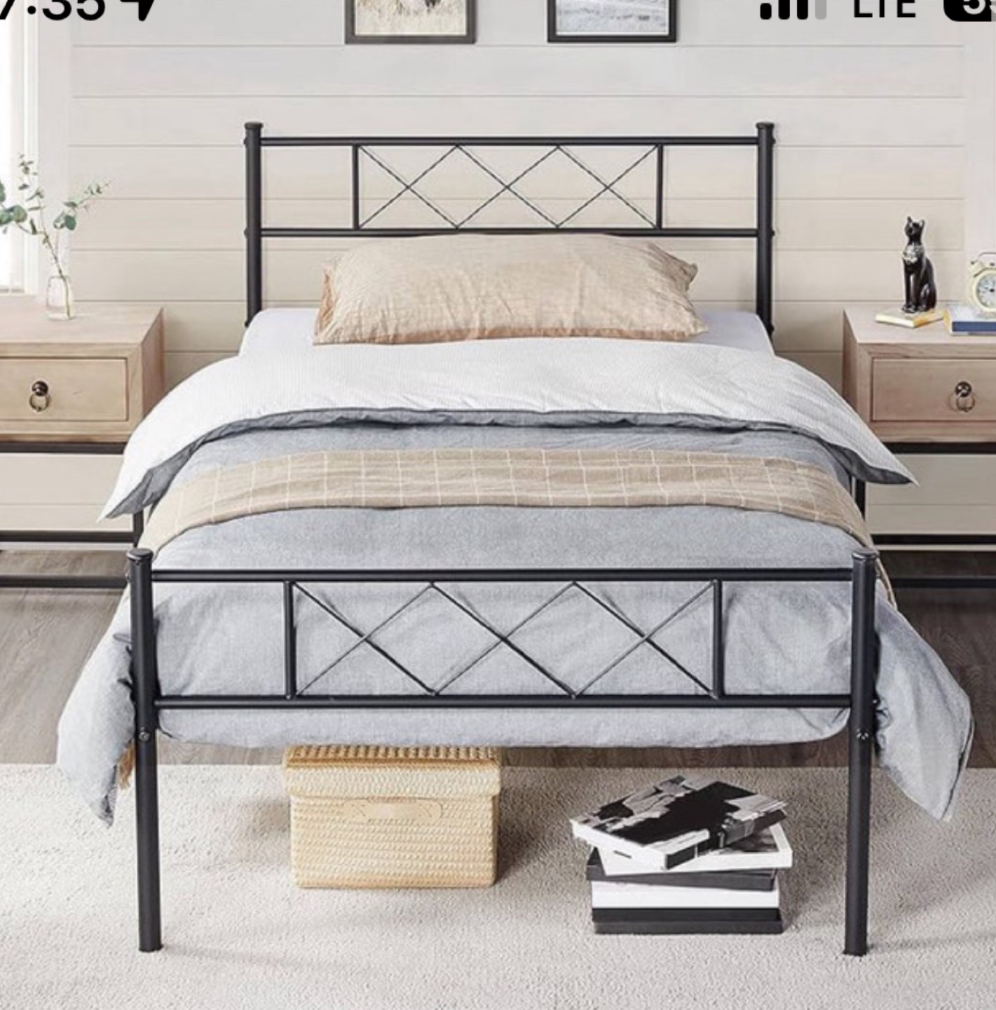 Metal Twin Bed Frame