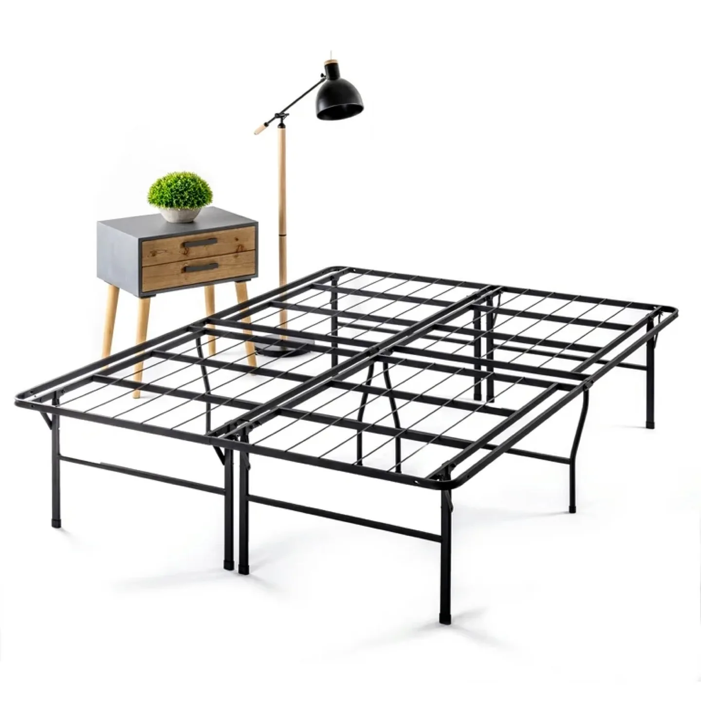 King Metal Foldable Bed Frame - Brand New image indicator(6)