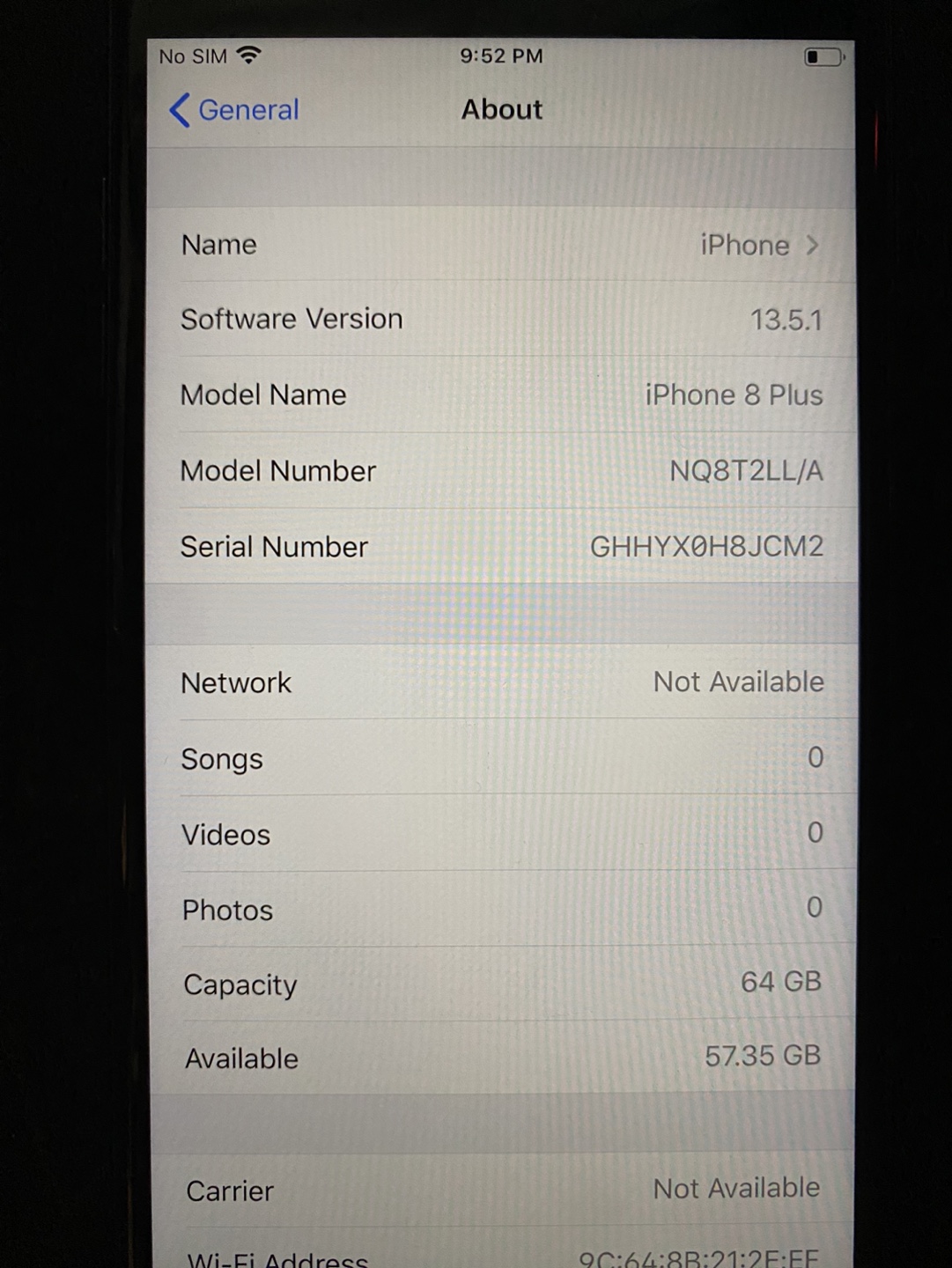 iPhone 8 Plus 64GB - Black