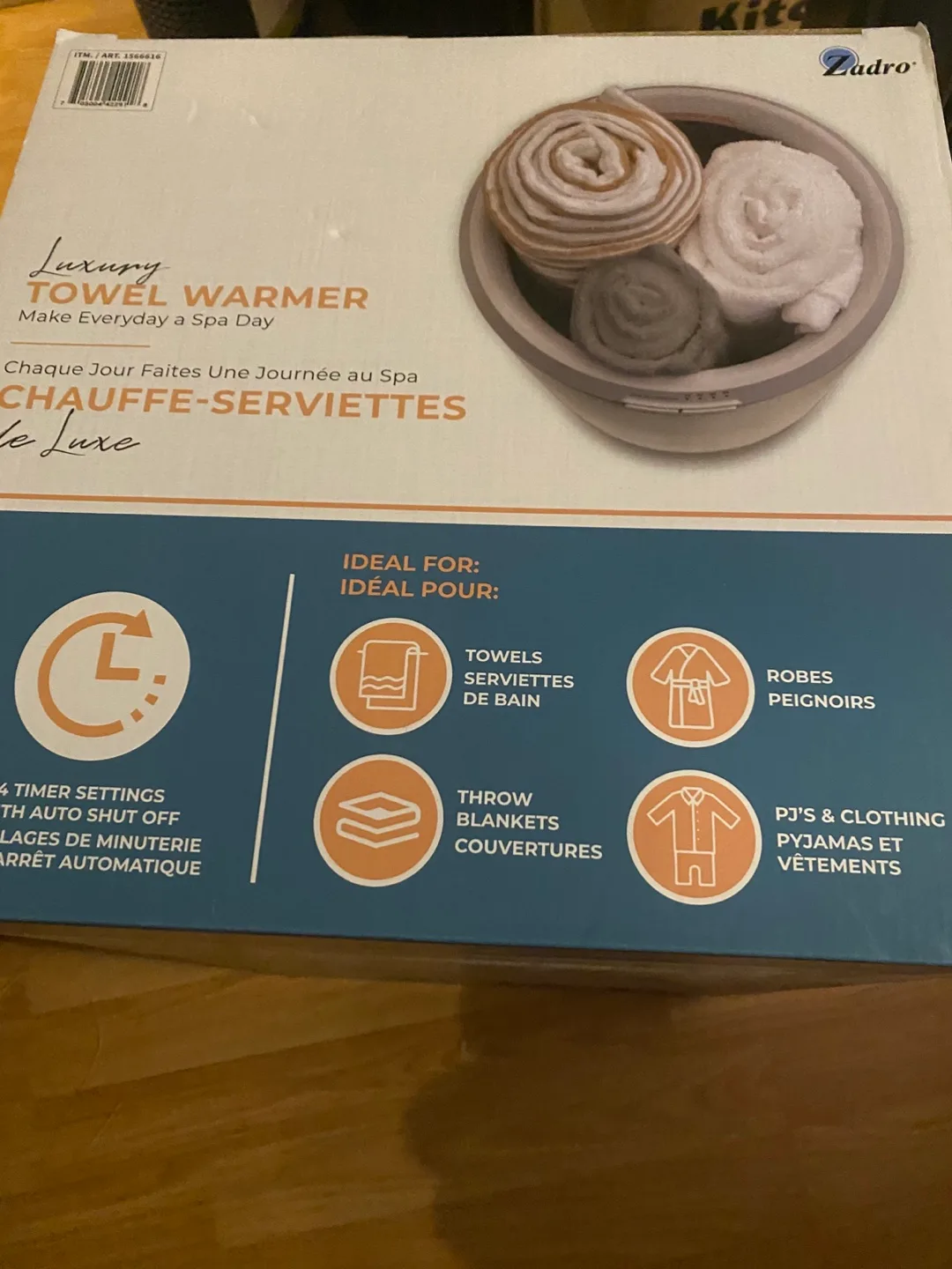 Zadro Luxury Towel Warmer image indicator(3)