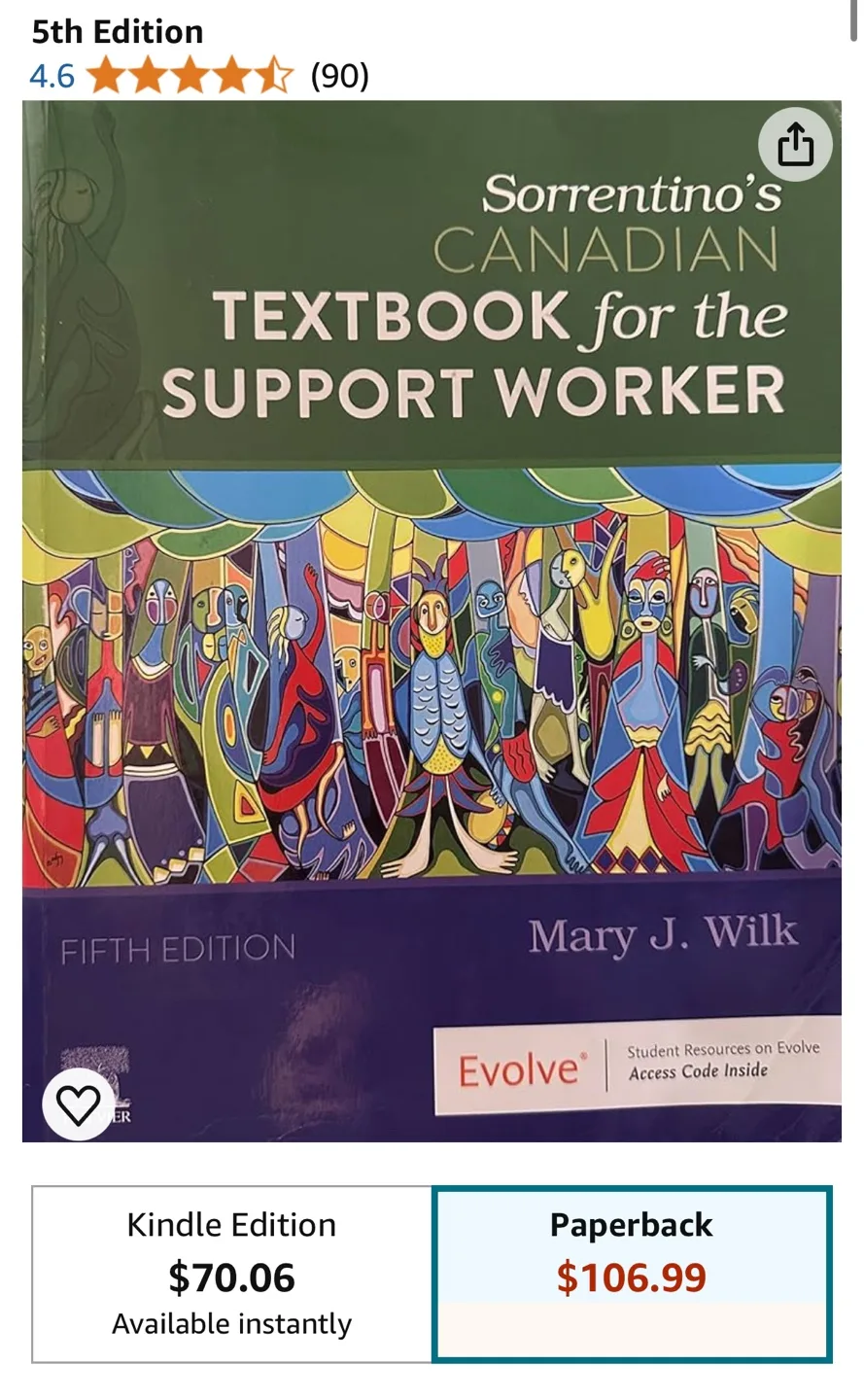 Sorrentino's Canadian Textbook for the Support Worker image indicator(2)