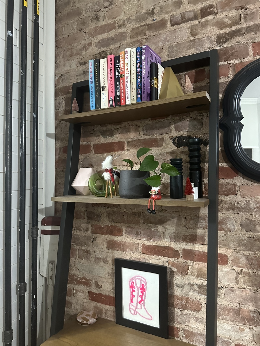 West Elm Ladder Desk with Shelf - photo 3