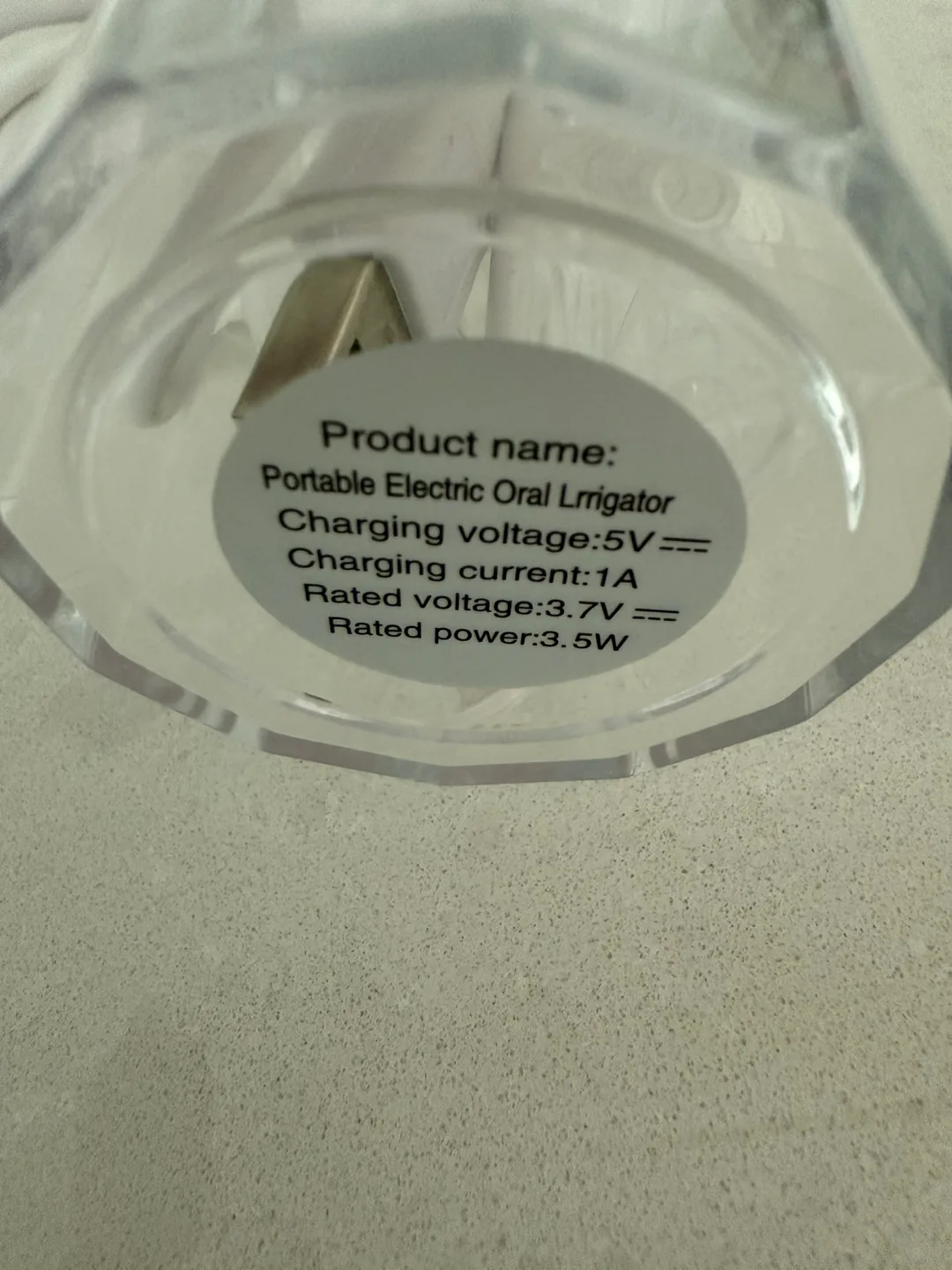 Portable Electric Oral Irrigator Water Flosser image indicator(3)