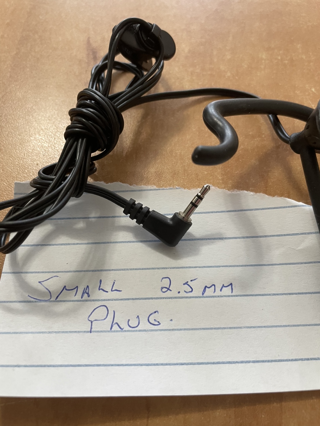 2.5mm Earpiece Headset - photo 2