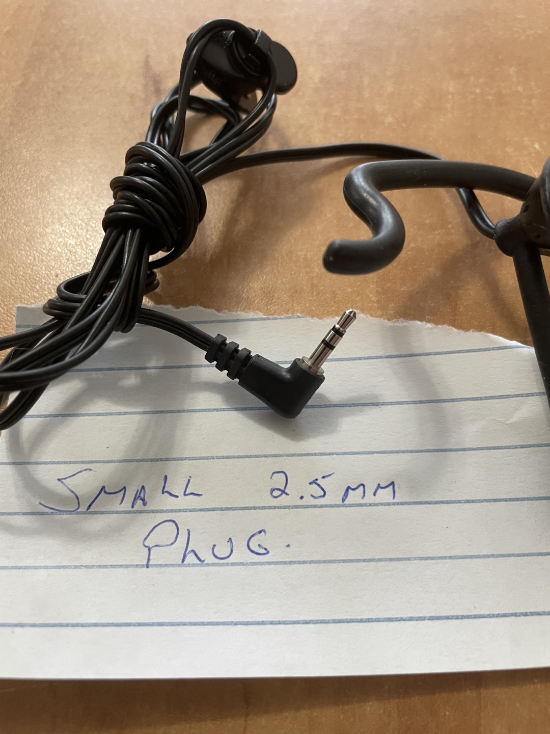 2.5mm Earpiece Headset - photo 3