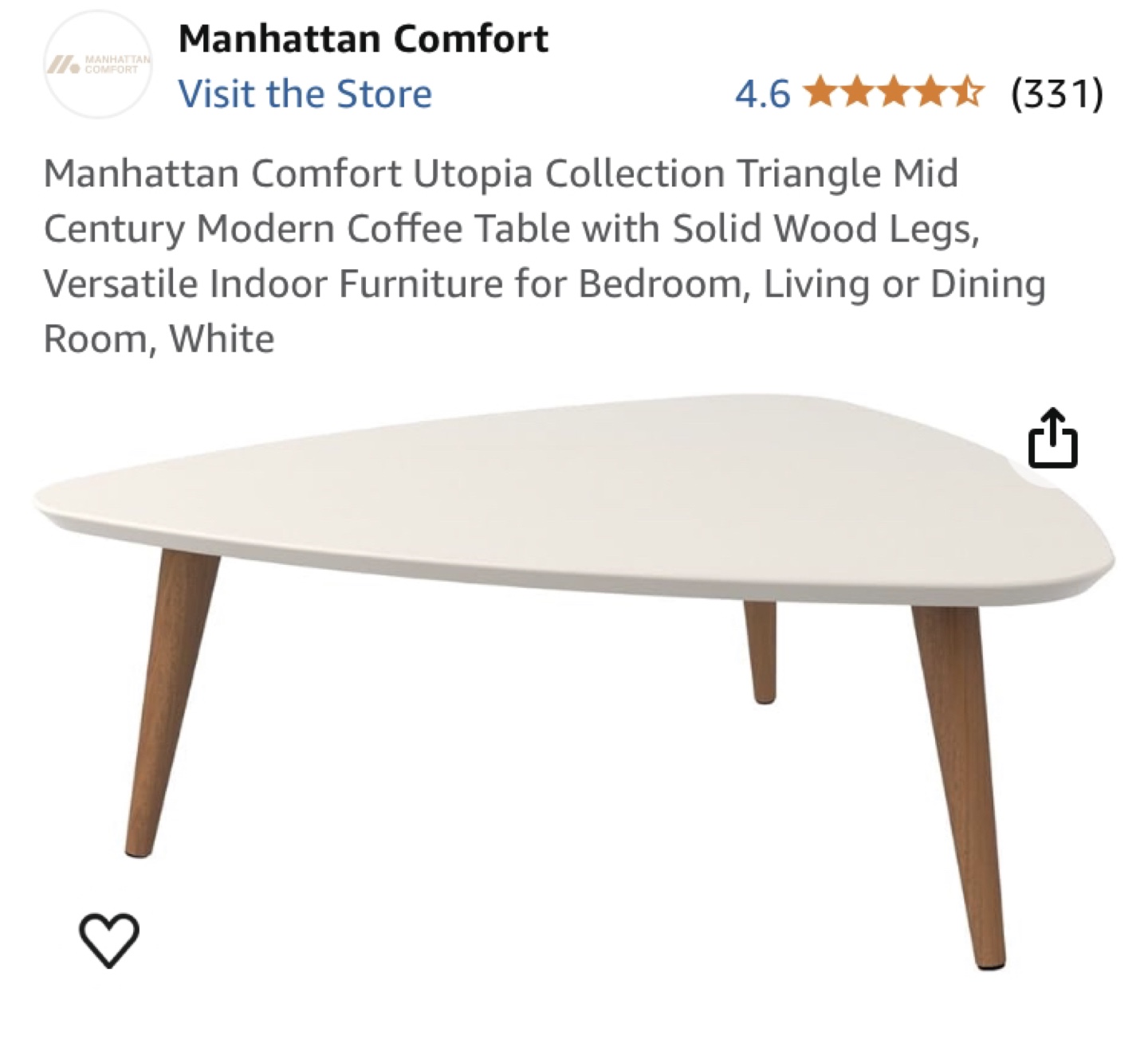 Triangle Coffee Table🧡