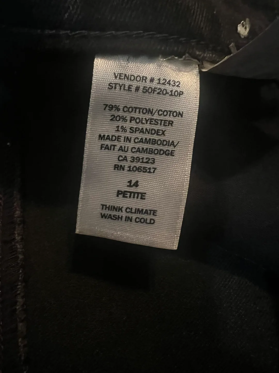 Northern Reflections Black Petite Jeans image indicator(3)