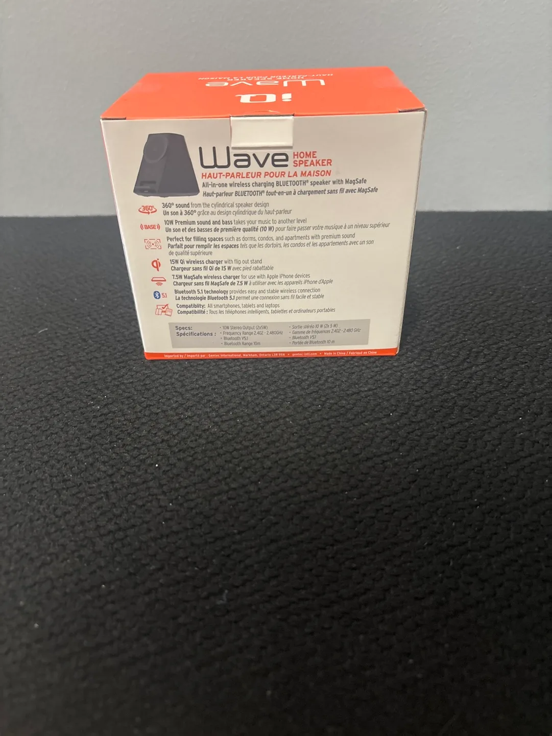 iQ Wave Home Speaker with Wireless Charging image indicator(3)