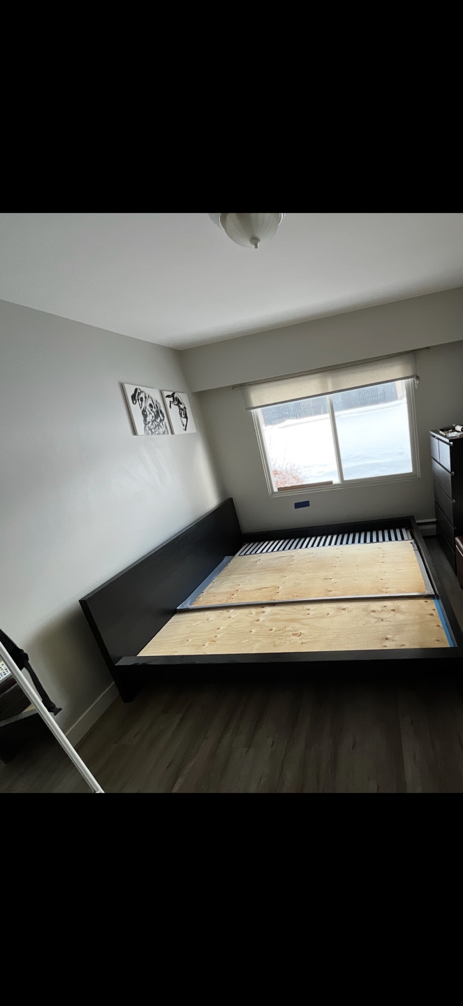 IKEA King Size Bed Frame with Slatted Base