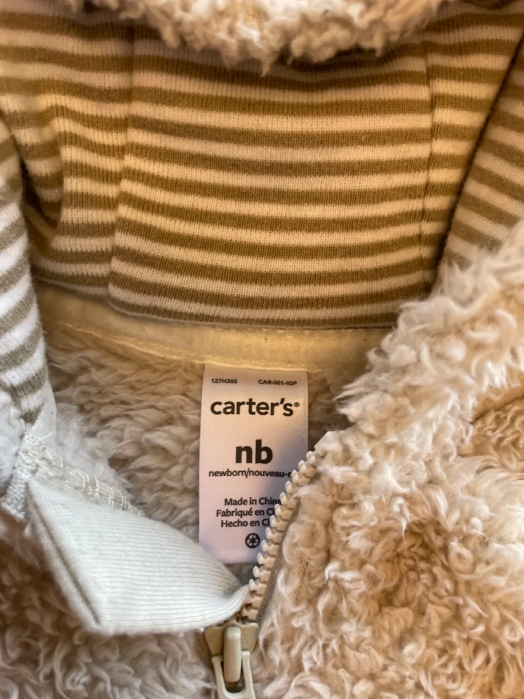 Carter's Newborn Bear Footed Sleeper image indicator(2)