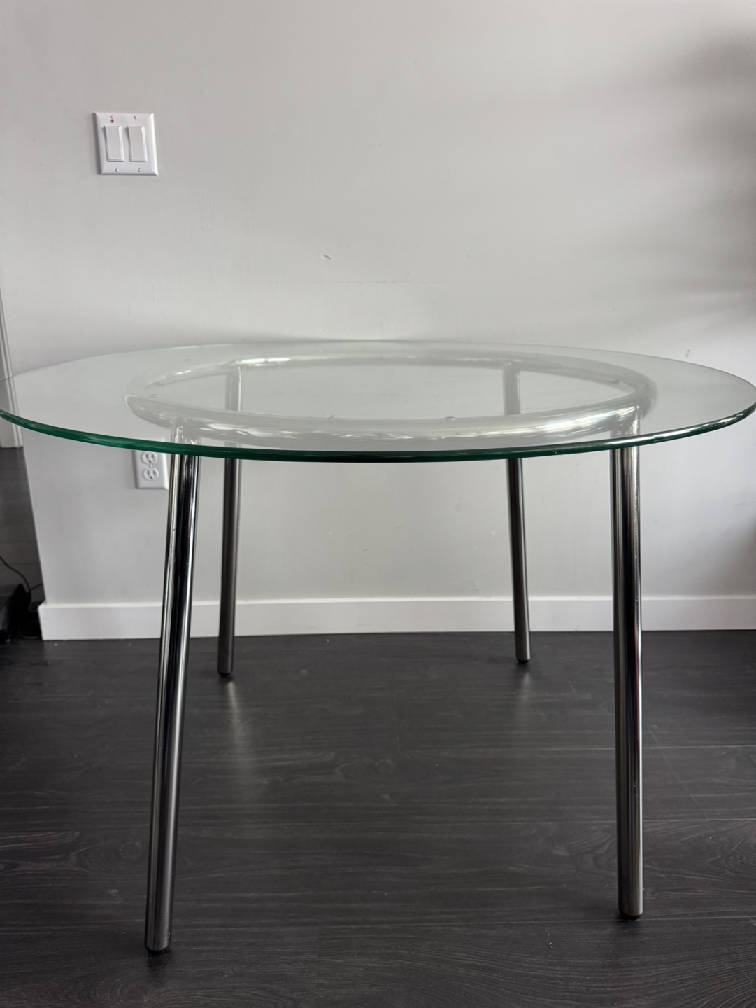 IKEA SALMI Glass Dining Room Table