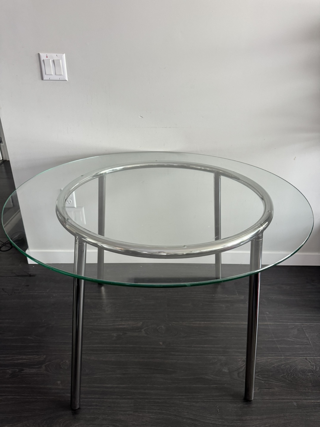 IKEA SALMI Glass Dining Room Table - photo 2