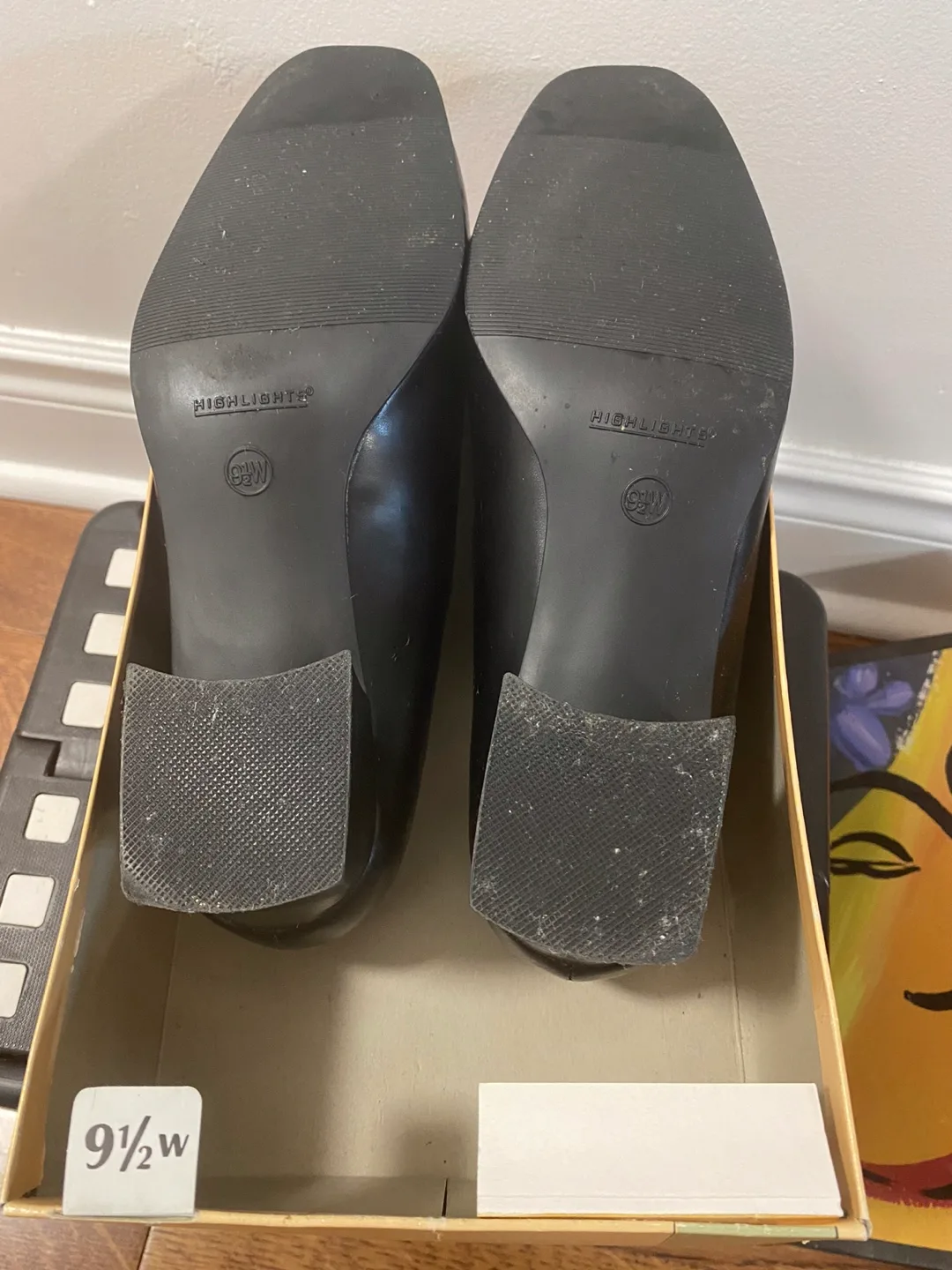 Highlights Dress Loafer Shoes, Black, Size 9.5 image indicator(3)