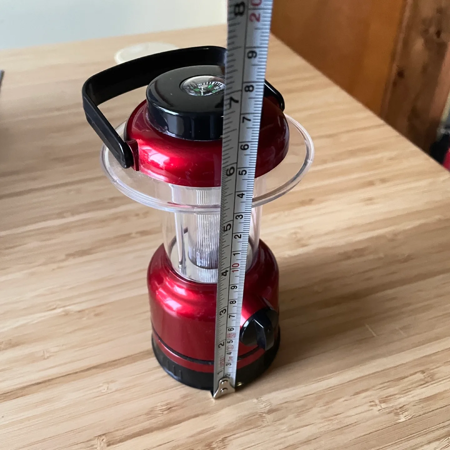 🧡Red LED Lantern with Compass image indicator(3)