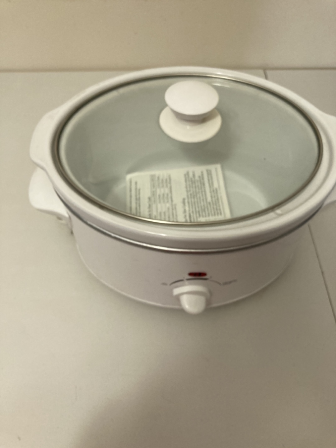 Small White Slow Cooker - photo 2