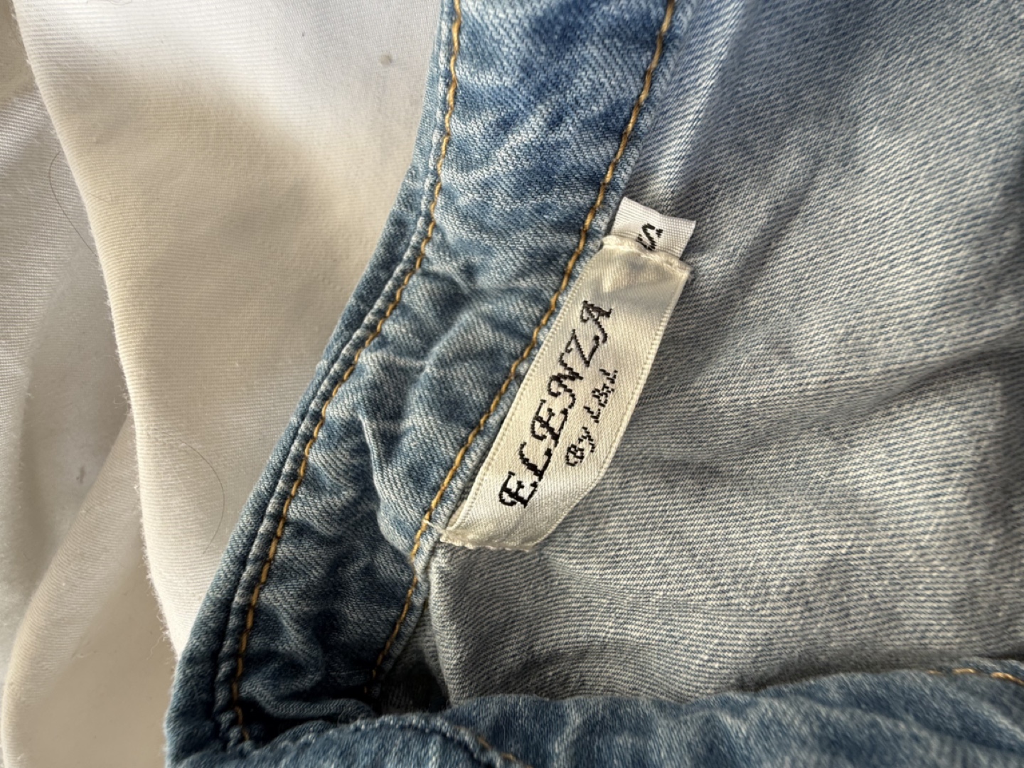 Light Wash Denim Jumpsuit - photo 4