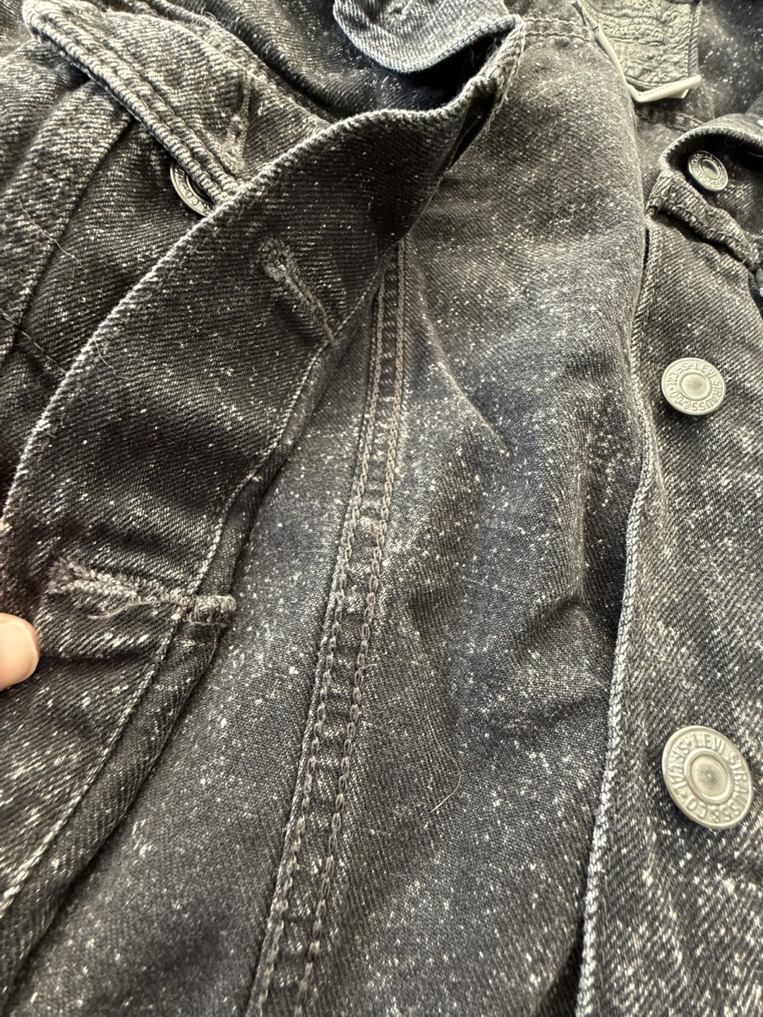 Levi's Black Denim Jacket - photo 4