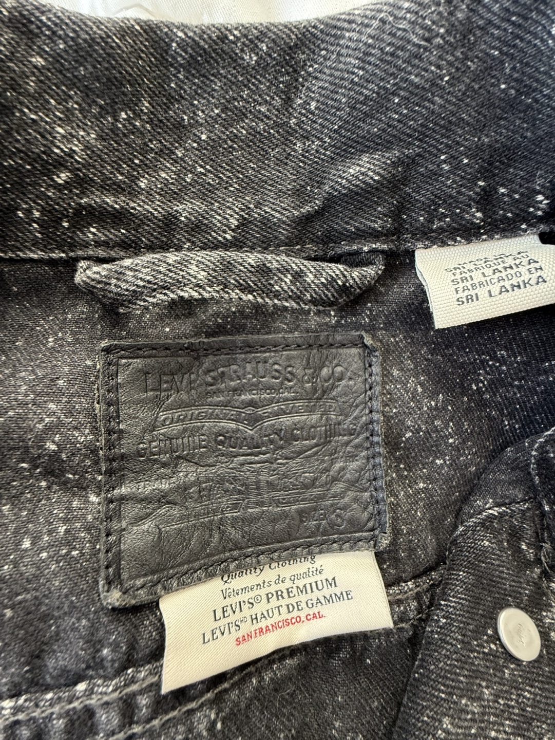 Levi's Black Denim Jacket - photo 3