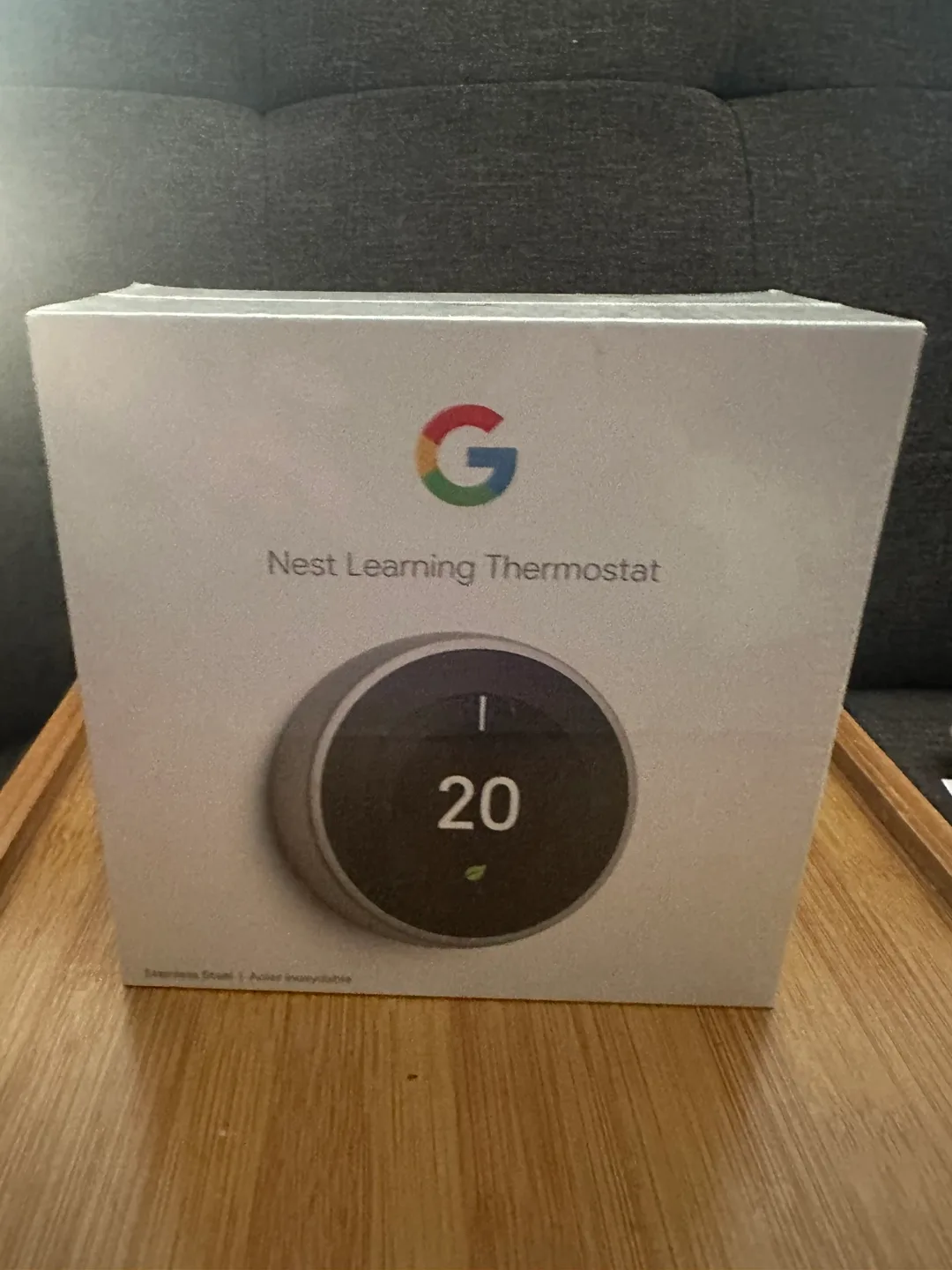 Sealed in the box Google Nest Learning thermostat image indicator(2)