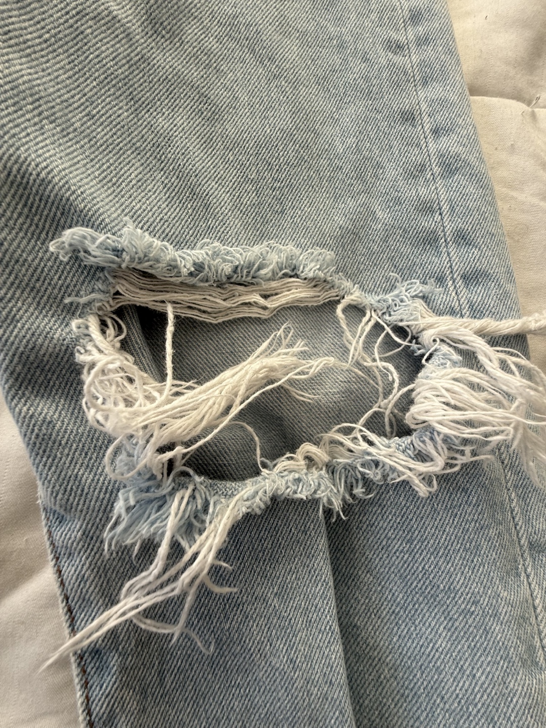 Levi's 501 Distressed Jeans - photo 4