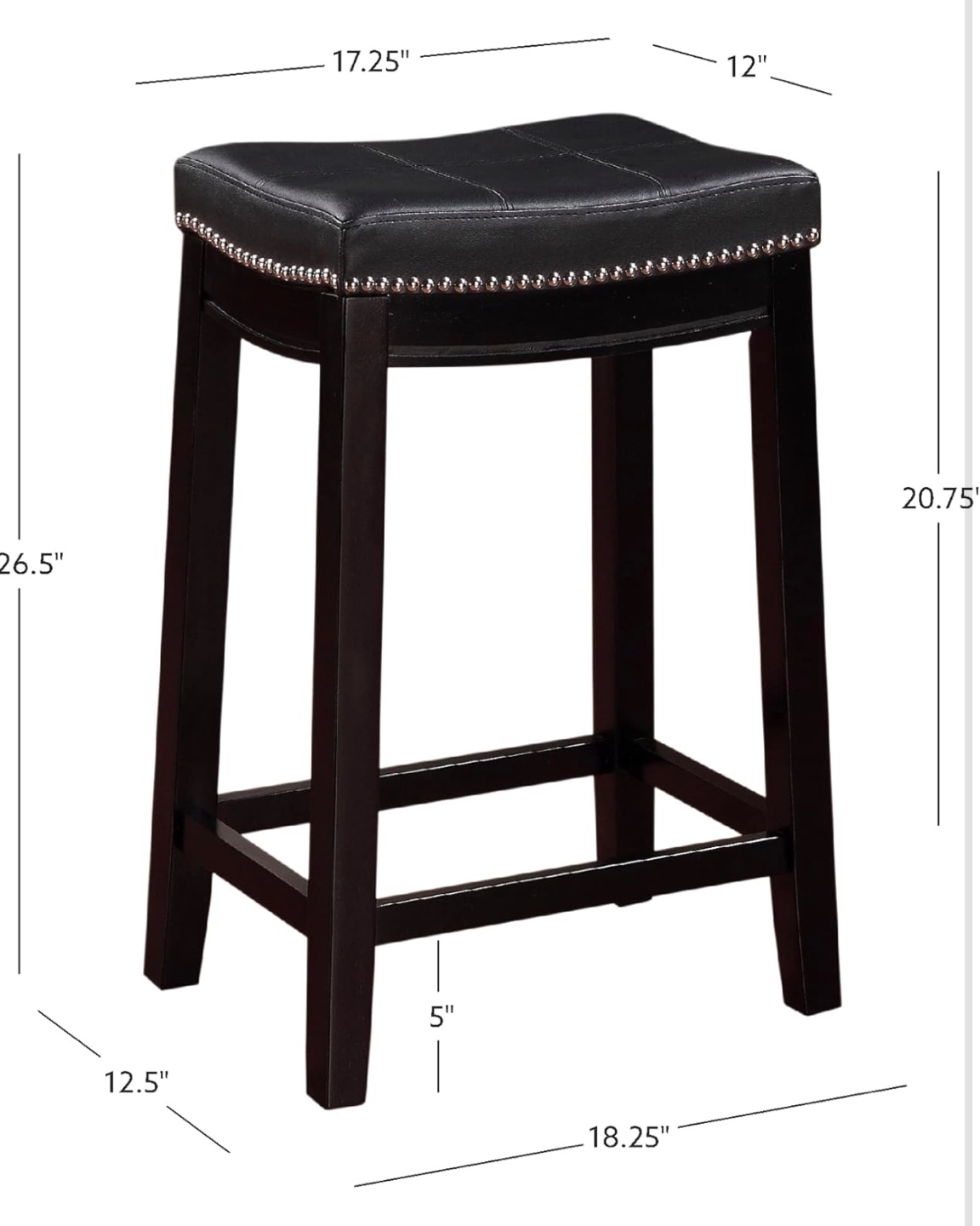 3 Pc SetBlack Bar Stool - photo 3