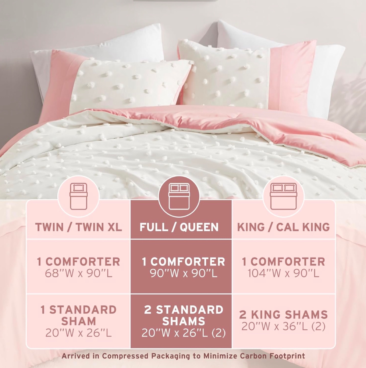 Full/Queen Boho-Chic Pompom Comforter Set - photo 4