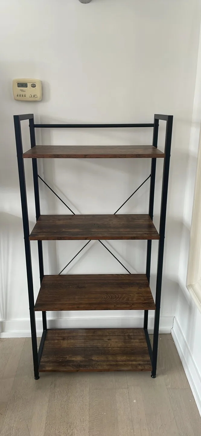 4-Tier Industrial Bookshelf thumbnail