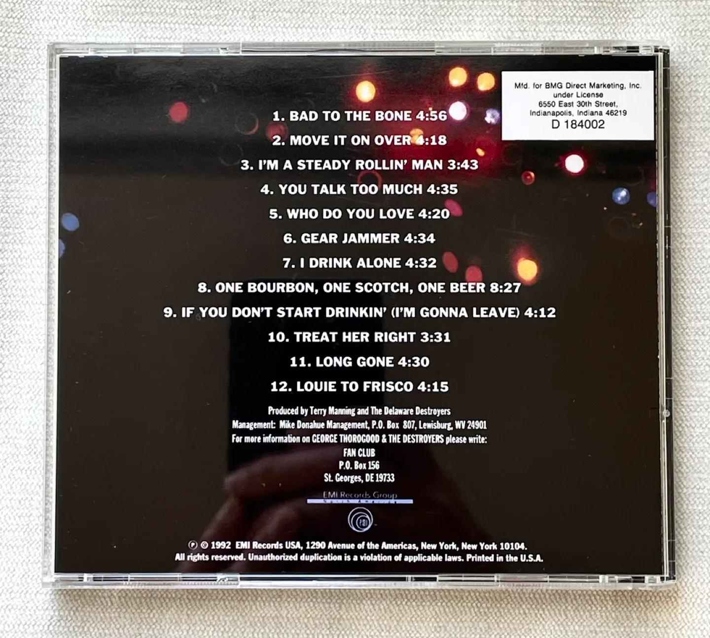 GEORGE THOROGOOD AND THE DESTROYERS - THE BADDEST OF - CD image indicator(3)