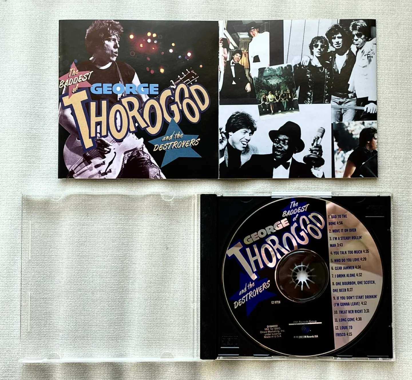 GEORGE THOROGOOD AND THE DESTROYERS - THE BADDEST OF - CD image indicator(2)