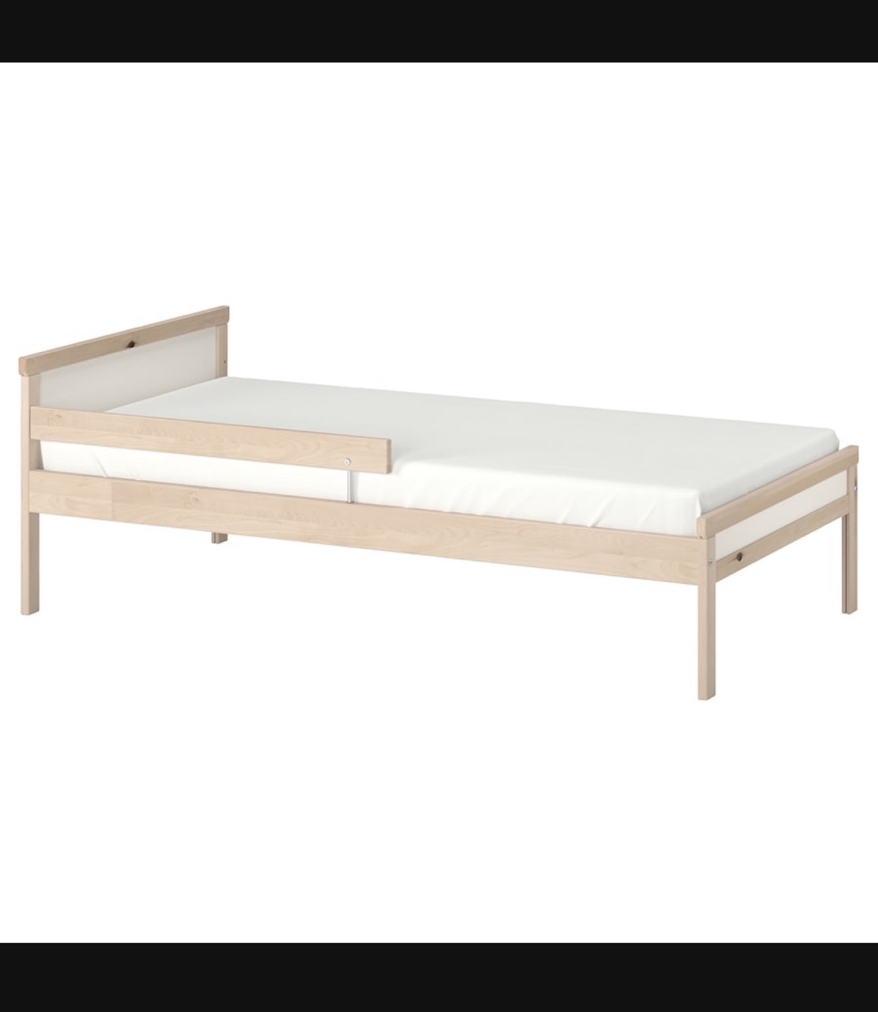 IKEA SUNDVIK Bed Frame with Guard Rail