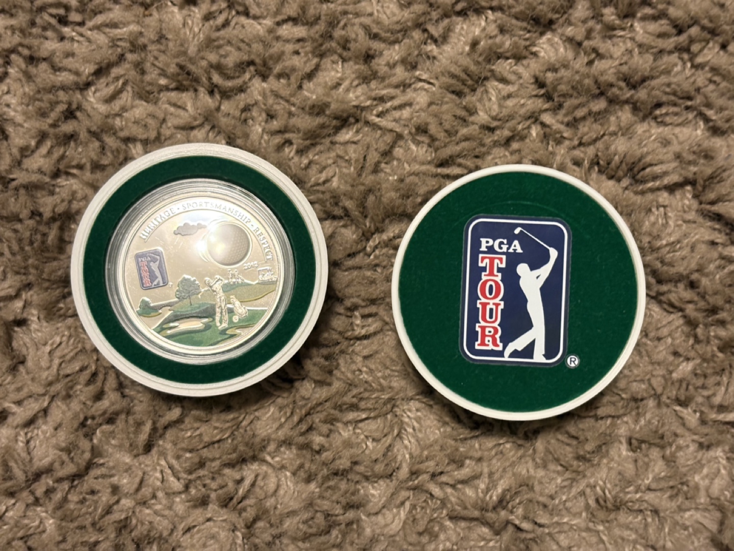2011 Cook Islands PGA Tour Silver Coin