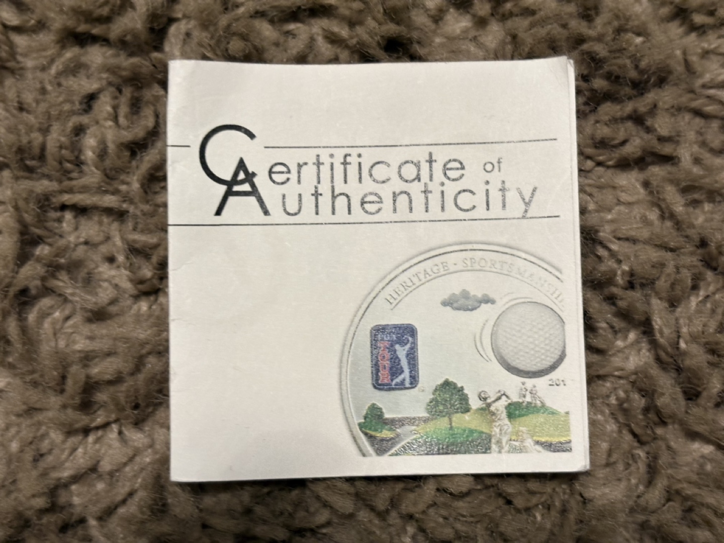 2011 Cook Islands PGA Tour Silver Coin - photo 5