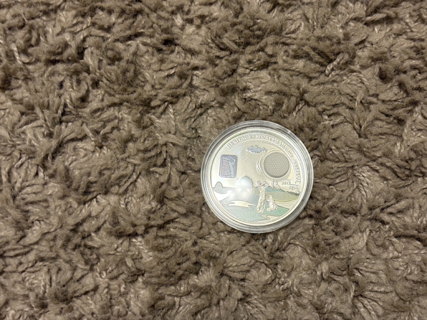 2011 Cook Islands PGA Tour Silver Coin - photo 3