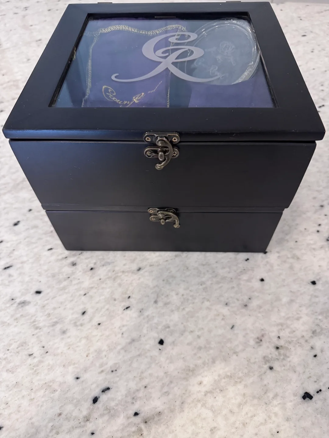 Crown Royal 2005 Collector's Edition Glass Decanter Set