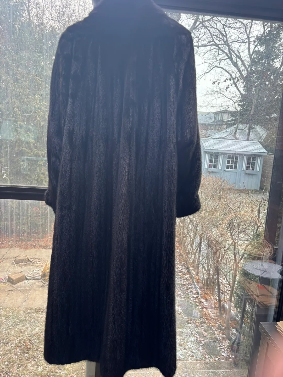 Black Mink Fur Coat image indicator(2)