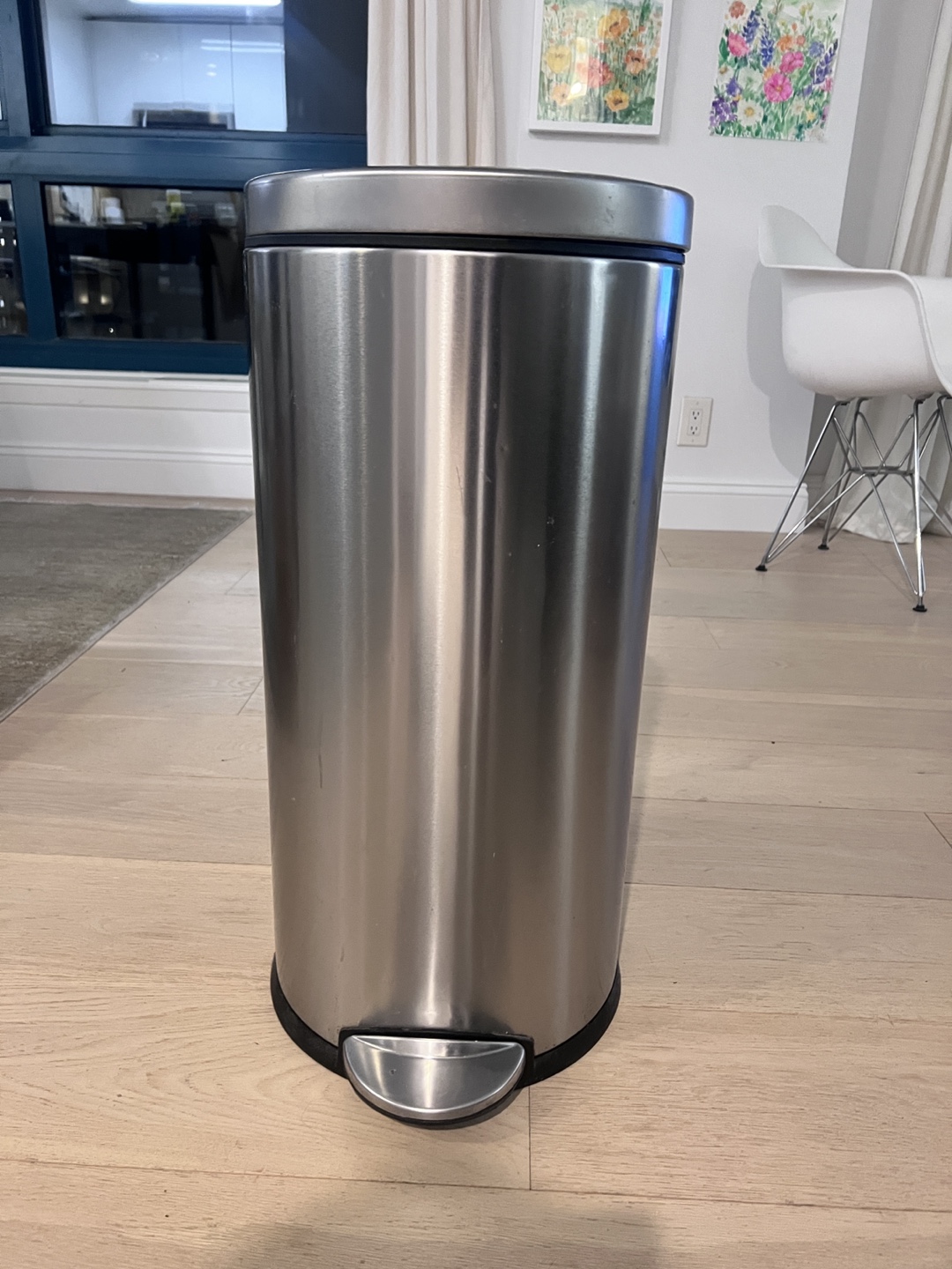 Simplehuman 10-Gallon Stainless Steel Trash Can