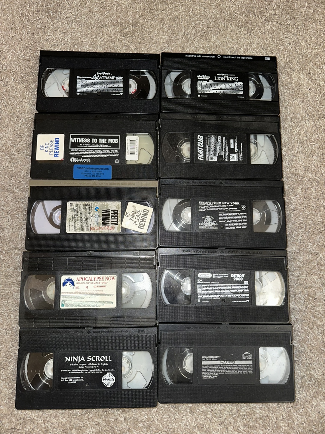 Lot of 10 VHS Tapes - photo 2