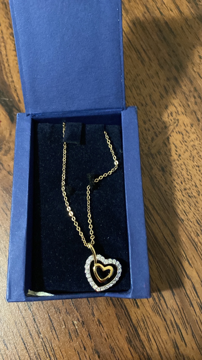 Swarovski Double Heart Necklace - photo 4
