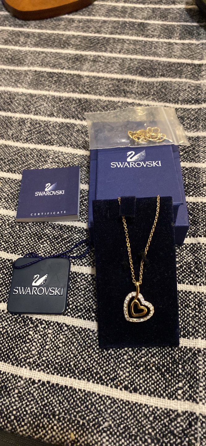 Swarovski Double Heart Necklace