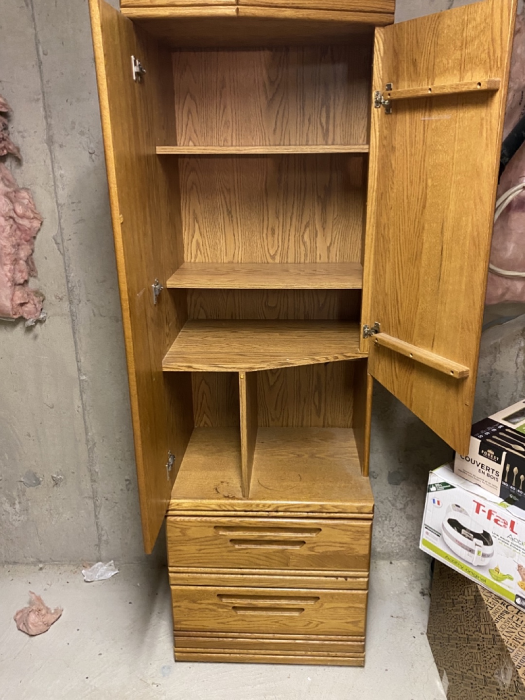 Wooden Cabinet with Drawers