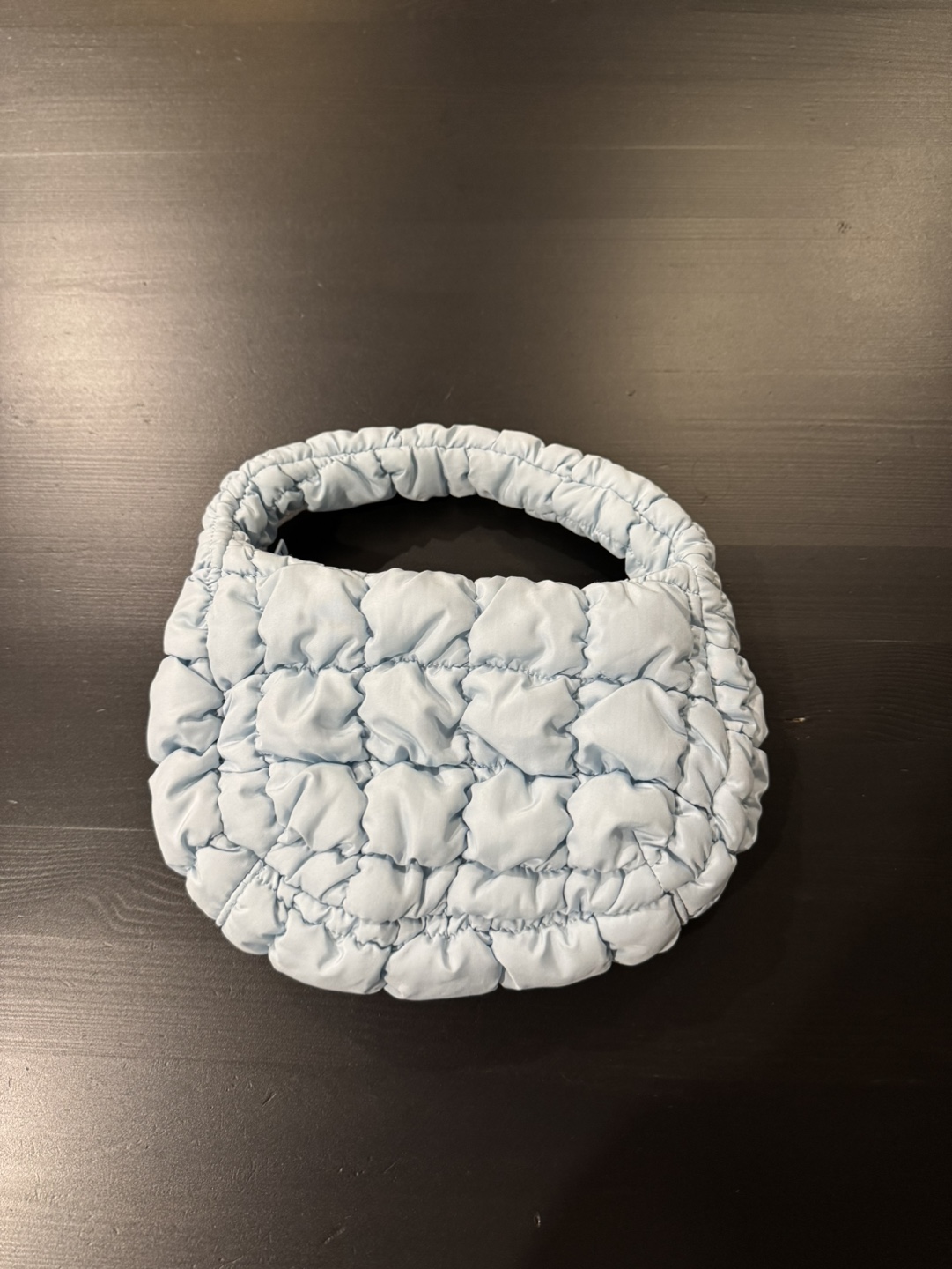 COS Quilted Micro Bag - Baby Blue