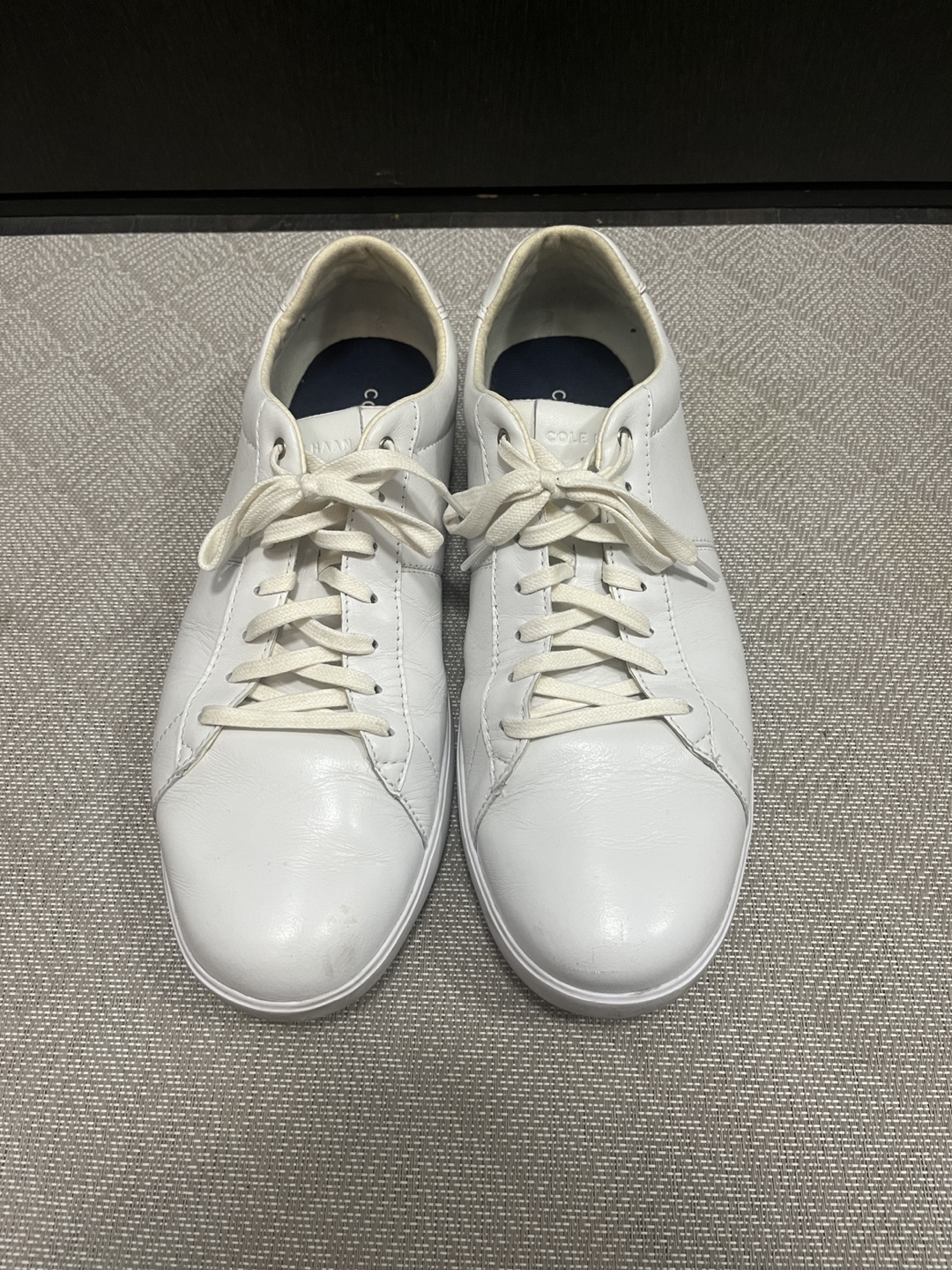 Men’s Cole Haan White Leather Sneaker