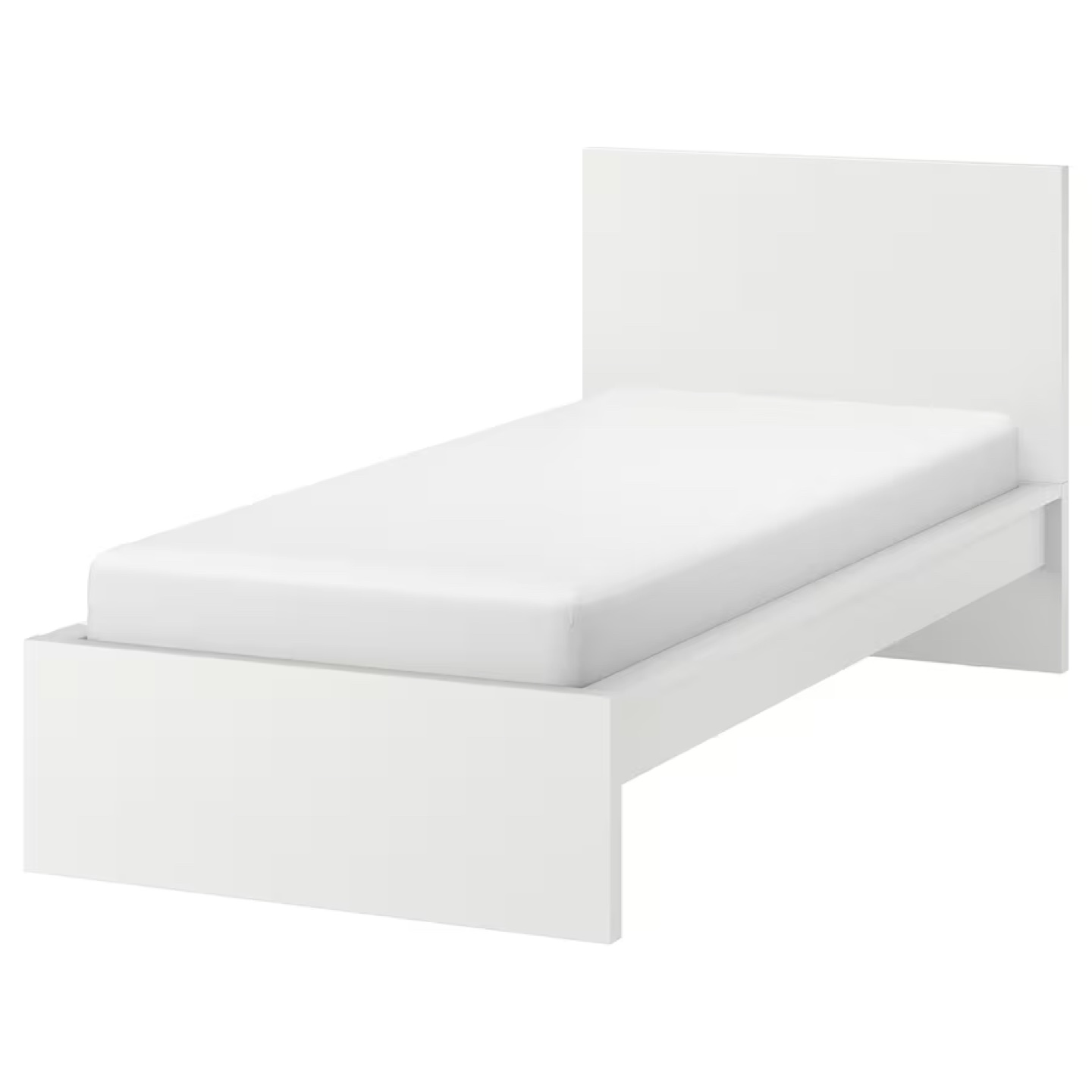 IKEA White Single Bed Frame