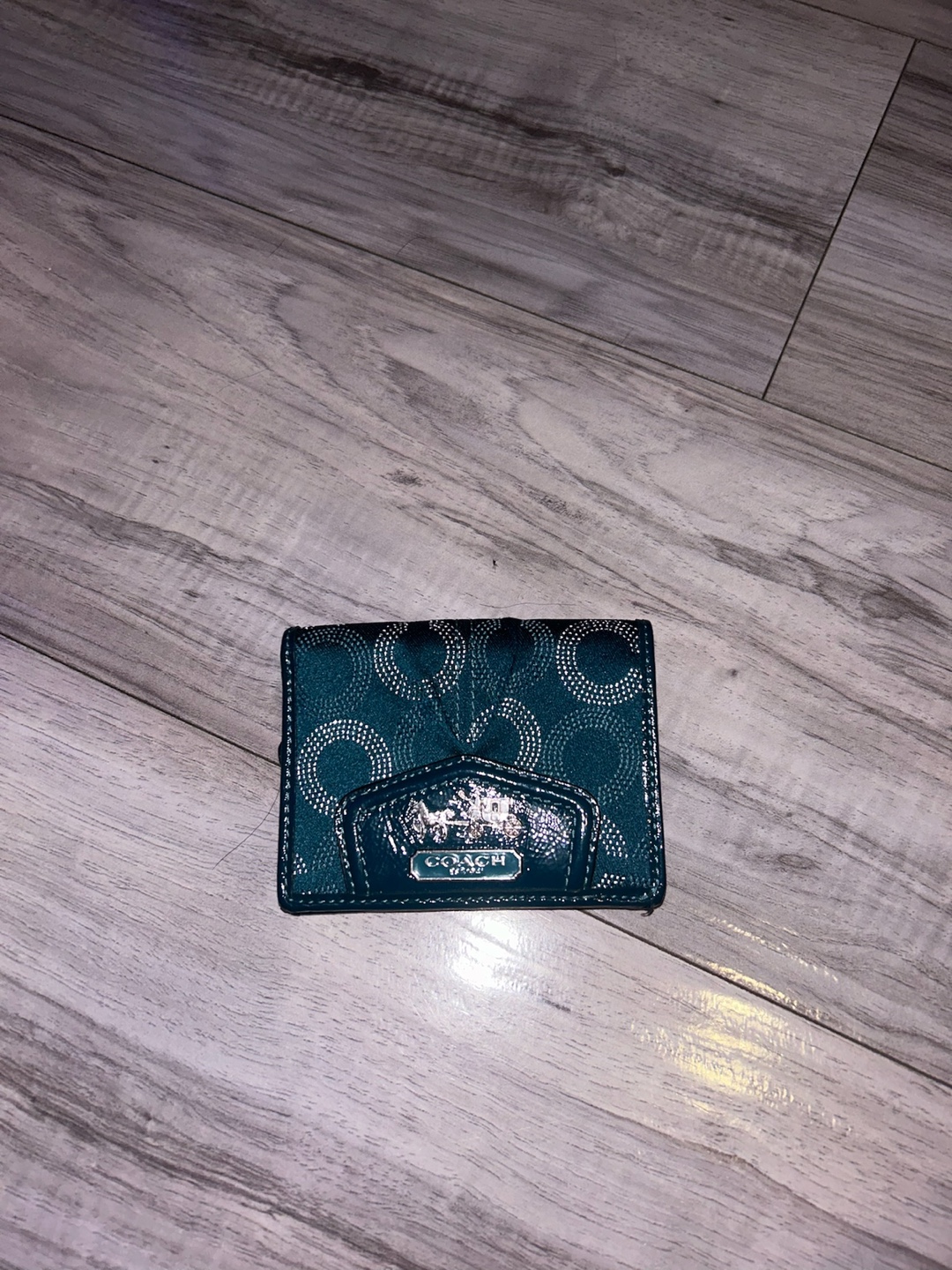 Coach Teal Wallet