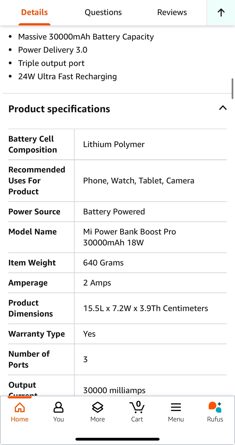 Mi Power Bank Boost Pro 30000mAh 18W - photo 3