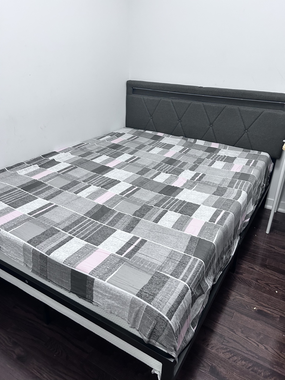 Double Bed Frame along with 12 inch mattress - photo 3