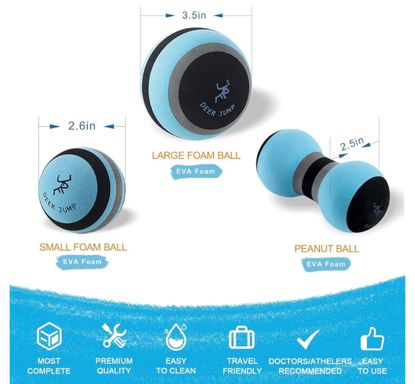 Deer Jump Massage Ball Kit, new image indicator(3)
